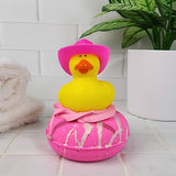 Yee-Hot Pink Duck Donut Bath Bomb