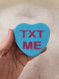 Conversation Heart Bath Bomb