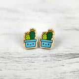 Kawaii Cacti Stud Earrings