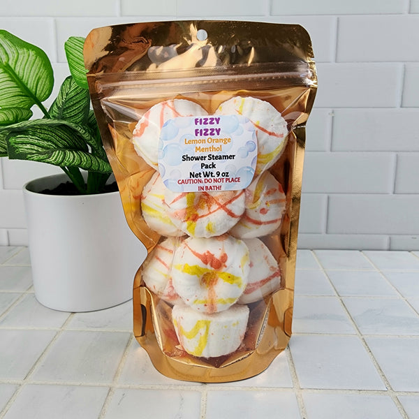Lemon Orange Menthol Shower Steamer Pack